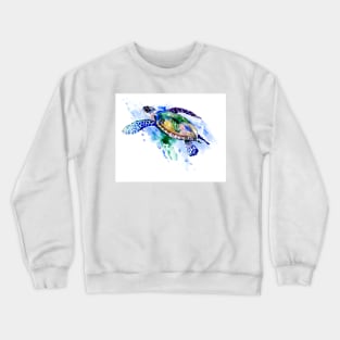 Swimming Sea Turtle Crewneck Sweatshirt